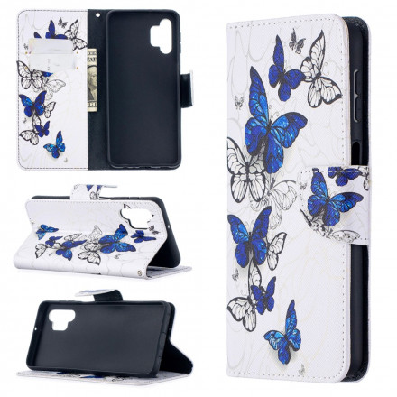 Samsung Galaxy A432 5G Capa de borboleta aquarelada