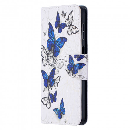 Samsung Galaxy A432 5G Capa de borboleta aquarelada