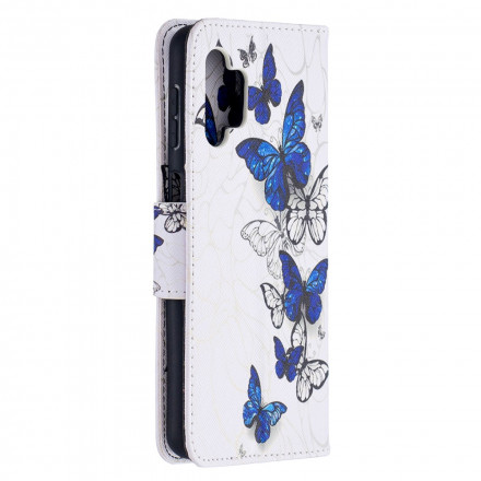 Samsung Galaxy A432 5G Capa de borboleta aquarelada
