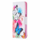 Samsung Galaxy A32 5G Capa pintada de borboletas e flores