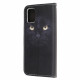Samsung Galaxy A32 5G Capa de olhos de gato preto com cinta