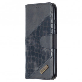 Xiaomi Redmi 9A Capa Clássico de Pele de Crocodilo