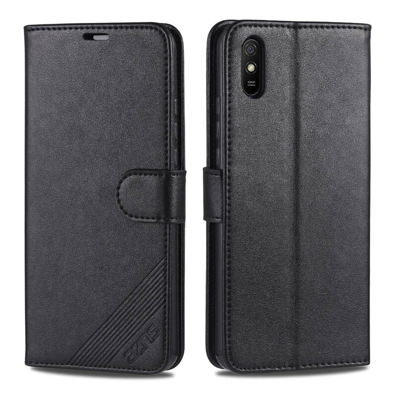 Xiaomi Redmi 9A Capa de Couro AZNS