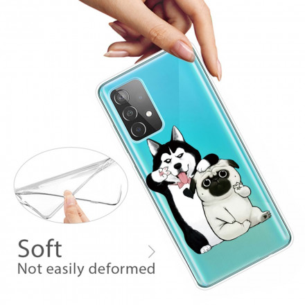 Samsung Galaxy A32 5G Case Funny Dogs