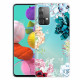 Samsung Galaxy A32 5G Capa de flor de aguarela transparente