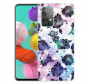 Samsung Galaxy A32 5G Case Vintage Flores coloridas
