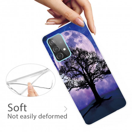 Samsung Galaxy A32 5G Capa para árvore e lua
