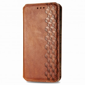 Capa Flip Cover Samsung Galaxy A42 5G Efeito Couro Textura Diamantada