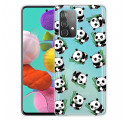 Samsung Galaxy A52 5G Capa de Pandas Pequenos
