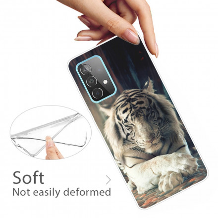 Samsung Galaxy A32 5G Capa Flexível Tigre A32 5G
