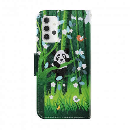 Capa de passeio Samsung Galaxy A32 5G Panda