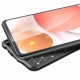 Samsung Galaxy A52 5G Capa de couro Lychee Efeito Lychee Linha Dupla