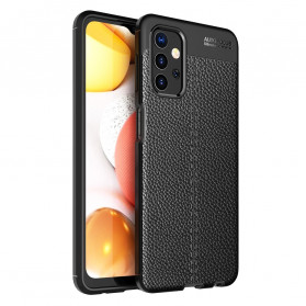 Samsung Galaxy A32 5G Capa de couro Lychee Efeito Lychee Linha Dupla