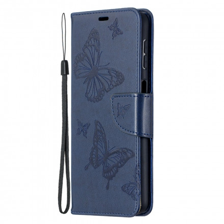 Samsung Galaxy A32 5G Case The Butterflies in Flight with Strap