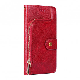 Samsung Galaxy A32 5G Capa de carteira com fecho de correr