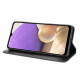 Capa Flip Capa Samsung Galaxy A32 5G Efeito Couro Vintage Elegante
