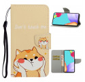 Capa Samsung Galaxy A52 5G Cat Don't Touch Me with Lanyard
