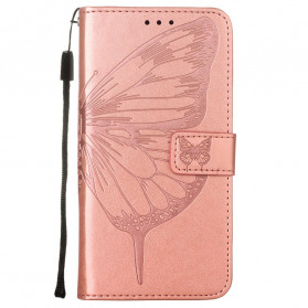 Samsung Galaxy A52 5G Capa de design Butterfly com correia