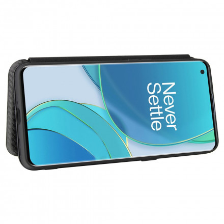 Tampa Flip Cover OnePlus 9 Silicone Carbono