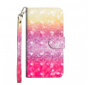 Google Pixel 4a Glitter Capa Magentas