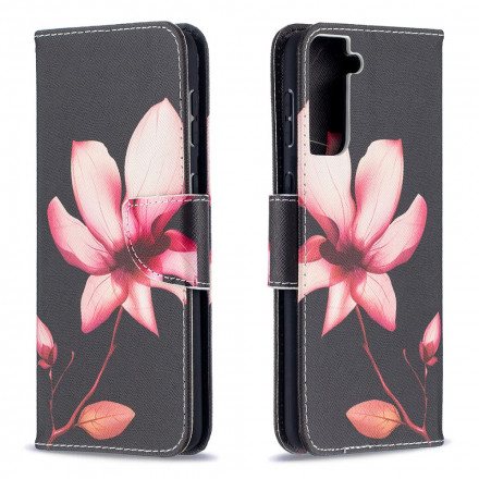 Samsung Galaxy S21 Plus 5G Case Pink Flower Samsung Galaxy S21 Plus 5G Case Pink Flower