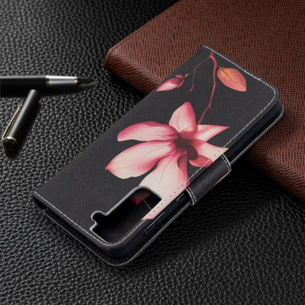 Samsung Galaxy S21 Plus 5G Case Pink Flower Samsung Galaxy S21 Plus 5G Case Pink Flower