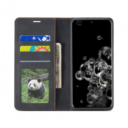 Capa Flip Cover Samsung Galaxy S21 Plus 5G Efeito Couro FORWENW