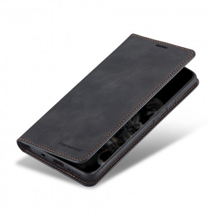 Capa Flip Capa Samsung Galaxy S21 Plus 5G Efeito Couro FORWENW