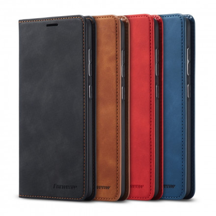 Capa Flip Capa Samsung Galaxy S21 Plus 5G Efeito Couro FORWENW