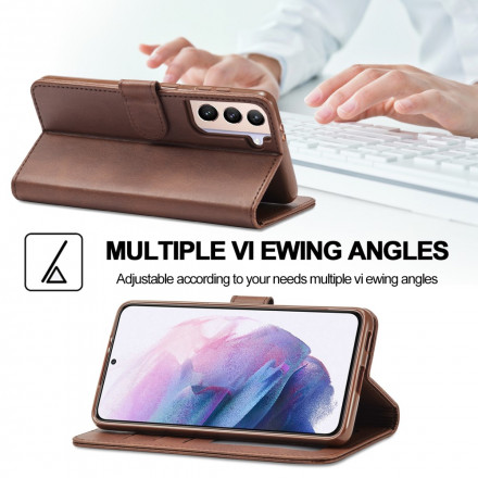 Samsung Galaxy S21 Plus Capa 5G LC.IMEEKE Efeito Couro Samsung Galaxy S21 Plus Capa 5G LC.IMEEKE Efeito Couro
