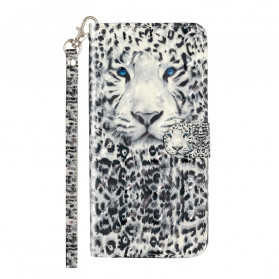 Xiaomi Redmi Note 8T Capa de Cordão Ligeira de Tigre