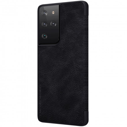 Capa Flip Samsung Galaxy S21 Ultra 5G Nillkin Qin Series