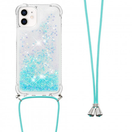 iPhone 12 Mini Glitter & String Case