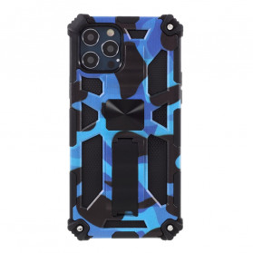 iPhone 12 / 12 Pro Camuflagem Capa de Camuflagem Stand Removível