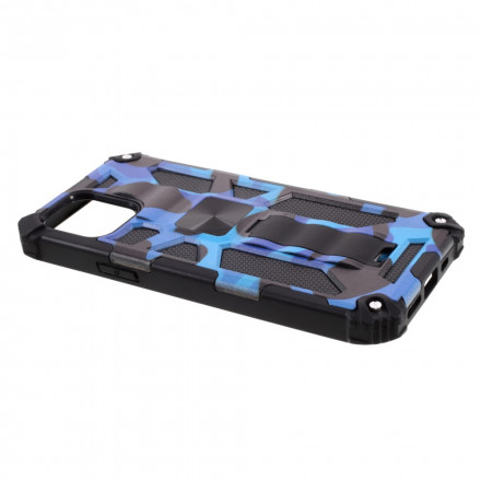 iPhone 12 / 12 Pro Camuflagem Capa de Camuflagem Stand Removível