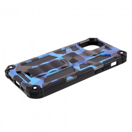iPhone 12 / 12 Pro Camuflagem Capa de Camuflagem Stand Removível