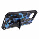 iPhone 12 / 12 Pro Camuflagem Capa de Camuflagem Stand Removível