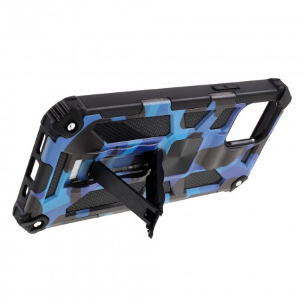 iPhone 12 / 12 Pro Camuflagem Capa de Camuflagem Stand Removível