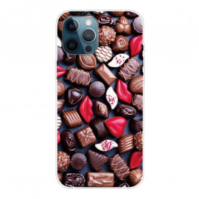 iPhone 12 / 12 Capa Pro Flexível de Chocolate