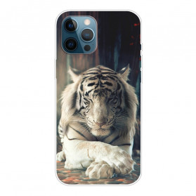 Capa Pro Flexível de Tigre para iPhone 12 / 12