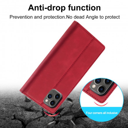 Tampa Flip Cover iPhone 11 LC.IMEEKE Efeito Couro