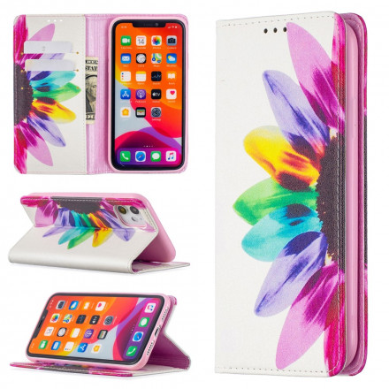 Capa iPhone 11 Flor de aguarela