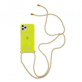 iPhone 11 Pro Capa com cordão Pro com suporte de cartão