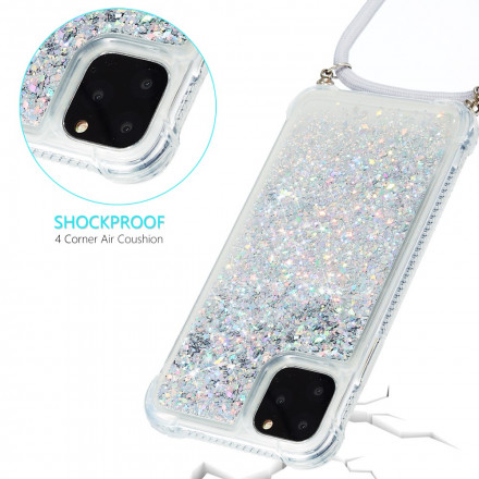 iPhone 11 Pro Glitter & Cord Case