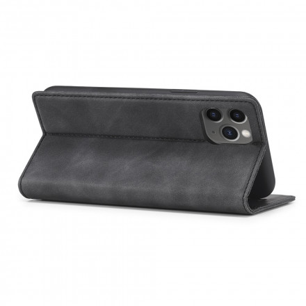 Tampa Flip Cover iPhone 11 Pro LC.IMEEKE Efeito Couro