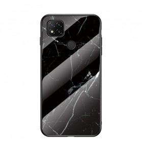 Xiaomi Redmi 9C Capa de vidro temperado Cores do mármore