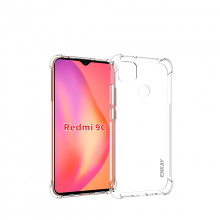 Xiaomi Redmi 9C Capa Combo e Ecrã de Vidro Temperado ENKAY
