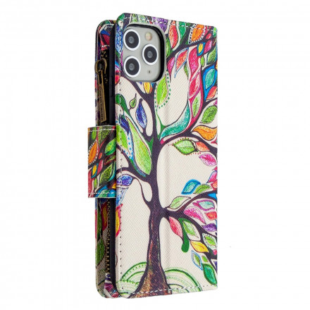 Case iPhone 11 Pro Max Zipped Pocket Tree