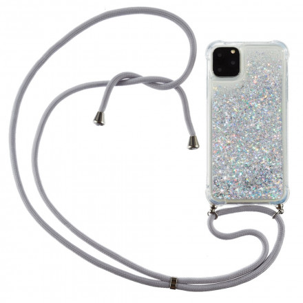 iPhone 11 Pro Max Glitter & Cord Case