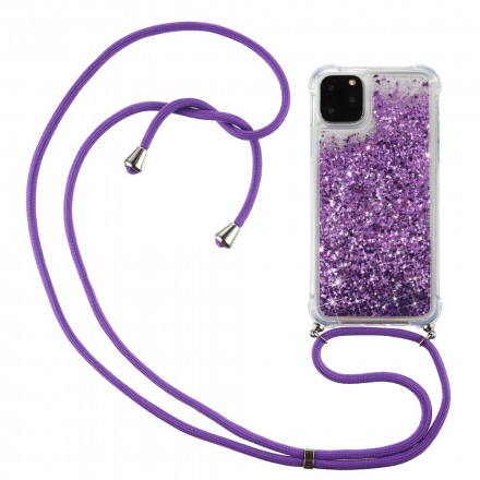 iPhone 11 Pro Max Glitter & Cord Case
